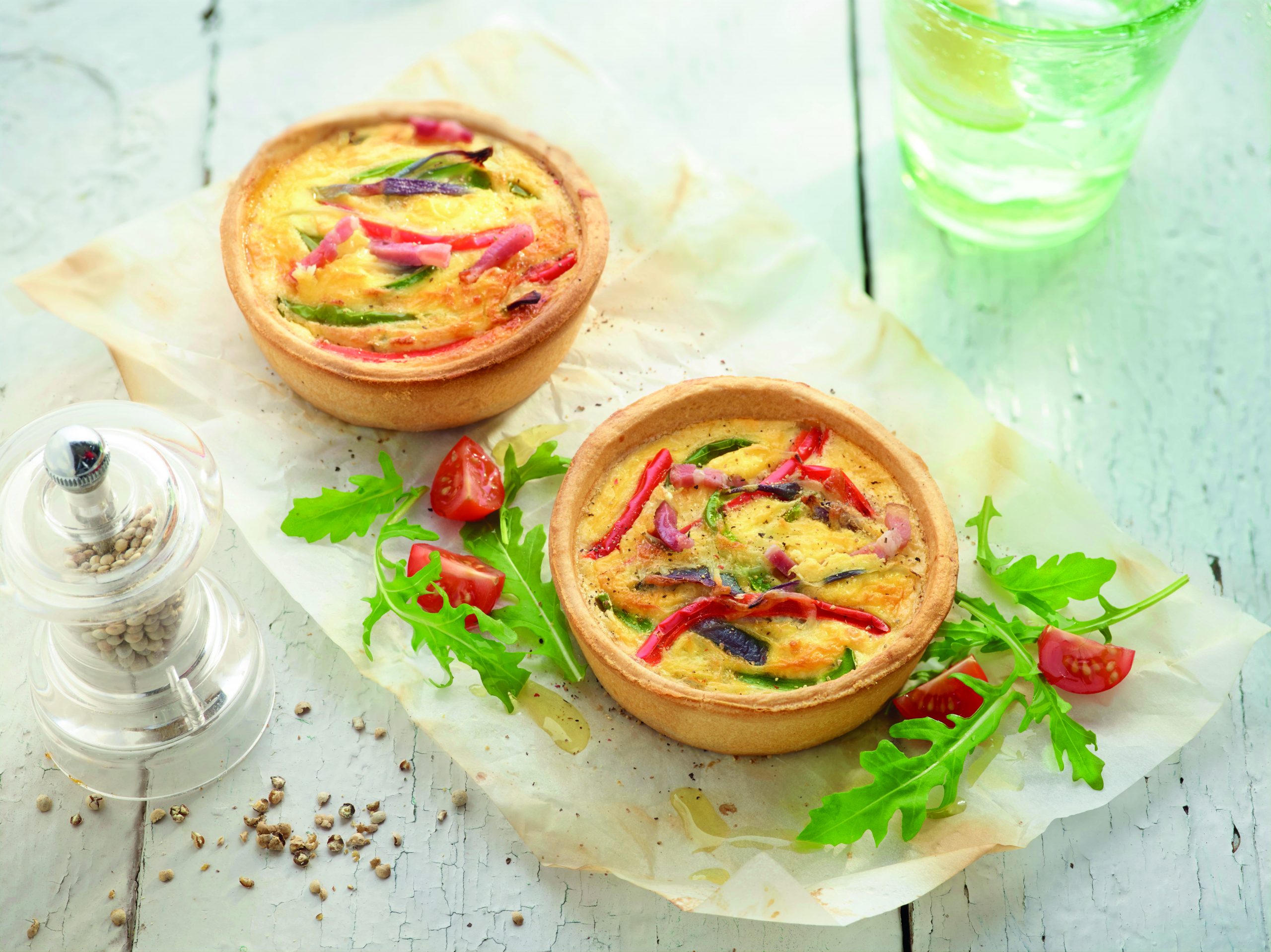 Quiche Beicon Fajita Pidy Gourmet España Plato Pastelería